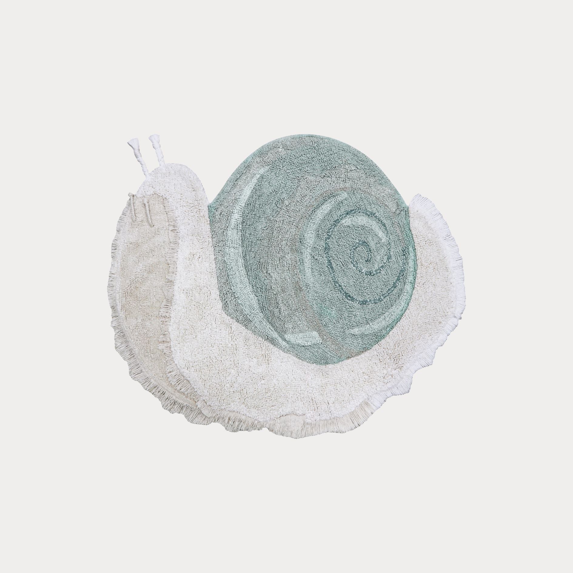 Tappeto lavabile Snail in cotone organico RugCycled®